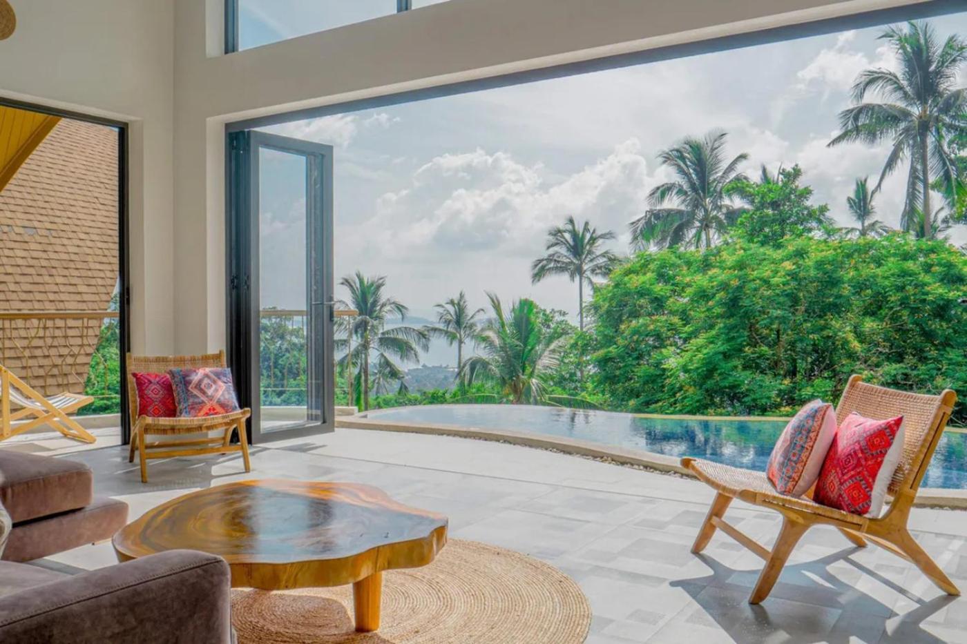 Phra Chan Villa 2Br - Infinity Pool & Sea View Praia Chaweng Exterior foto