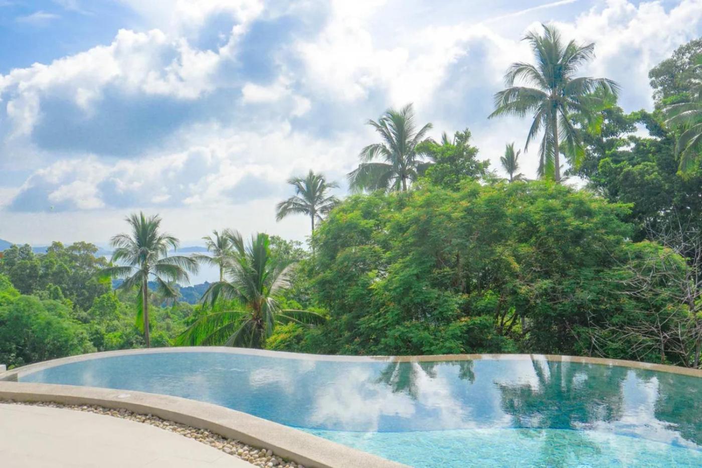 Phra Chan Villa 2Br - Infinity Pool & Sea View Praia Chaweng Exterior foto