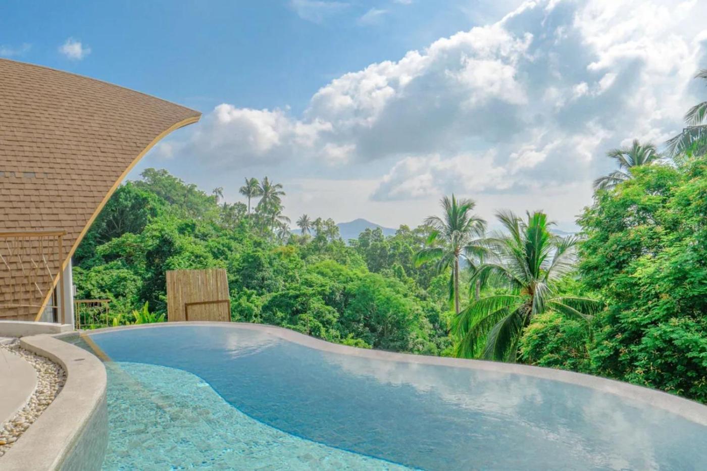 Phra Chan Villa 2Br - Infinity Pool & Sea View Praia Chaweng Exterior foto